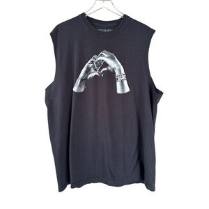 Taylor Swift The Eras Tour Heart Hands Muscle Oversized Tank Size Large